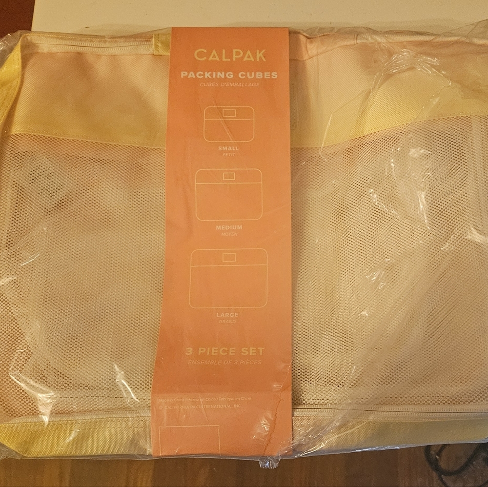 Calpak 3 piece storage set. Small medium & large